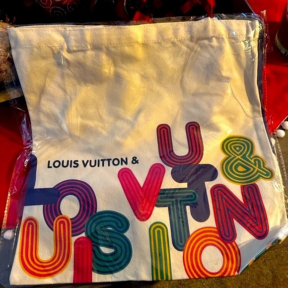 Louis Vuitton Canvas Eco Tote Bag Shinsen Exhibition Limited ❤️ - Picture 5 of 9